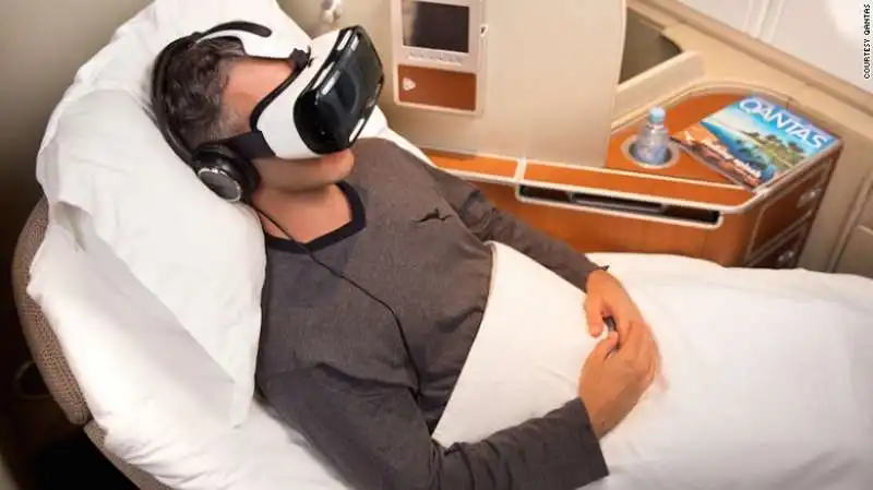 realta virtuale in aereo