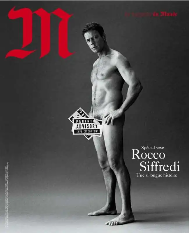 rocco siffredi in copertina su le monde magazine