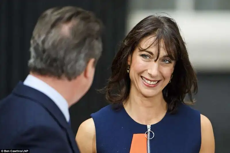 samantha e david cameron