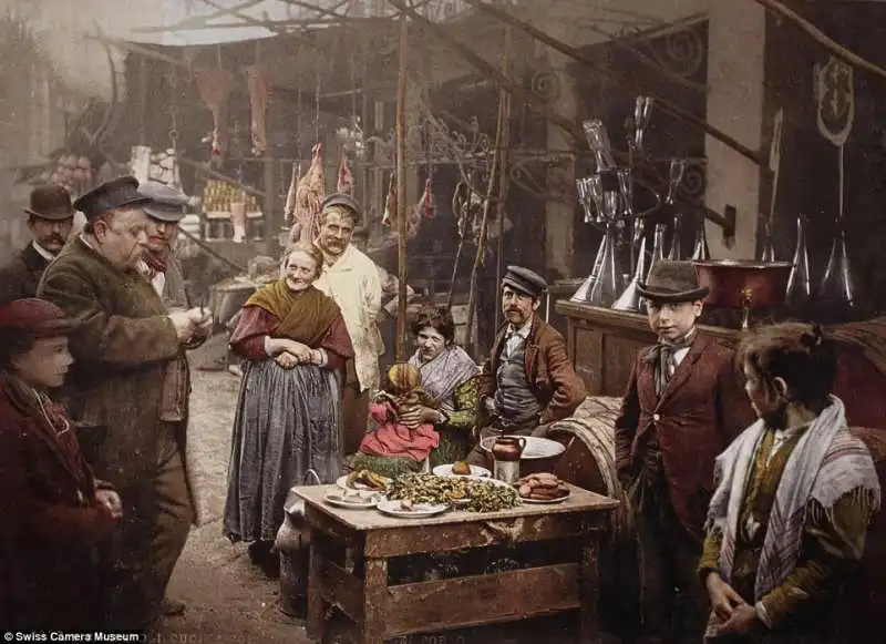 strada del porto a napoli nel 1890