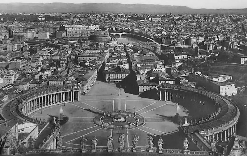 via della conciliazione prima della demolizione della spina di borgo 