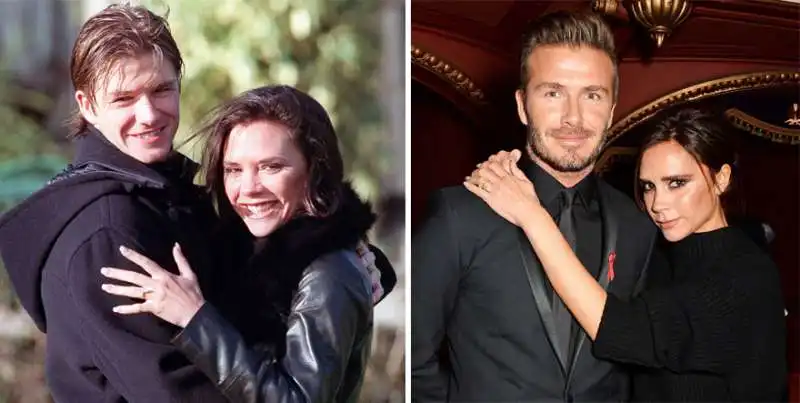 victoria beckham e david beckham   19 anni insieme