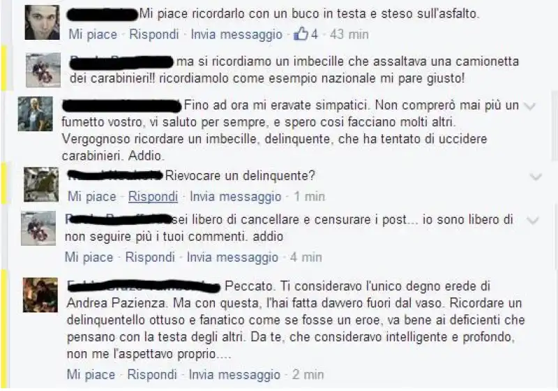 ZEROCALCARE COMMENTI FB