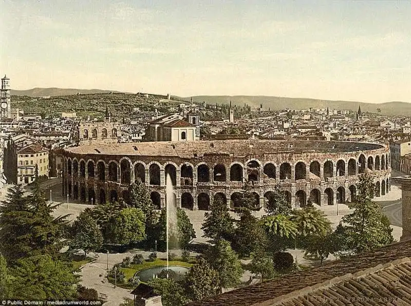 arena di verona a fine 800