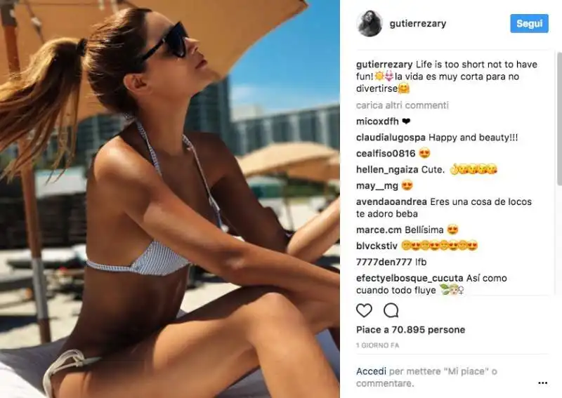 ariadna gutierrez a miami 