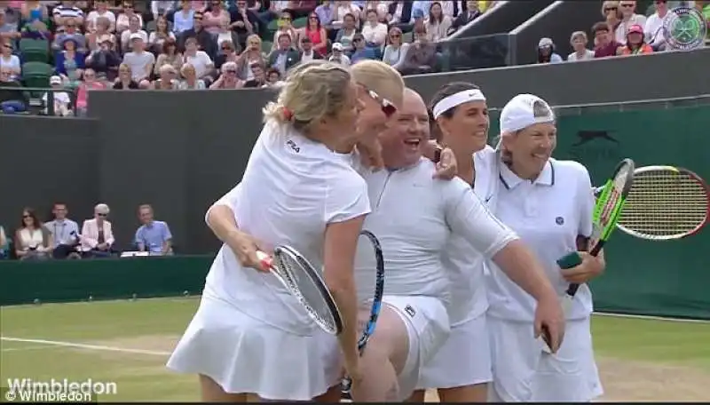 chris quinn al doppio femminile di wimbledon