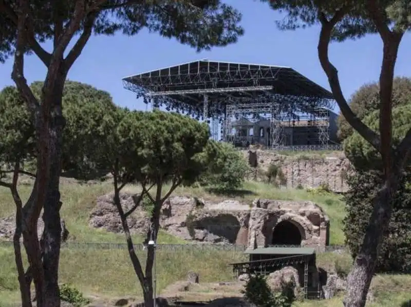 divo nerone il palco al palatino