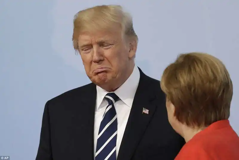 donald trump angela merkel