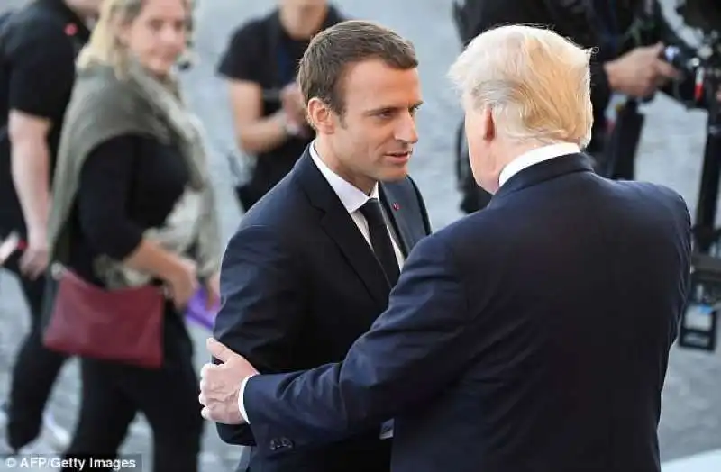 donald trump emmanuel macron