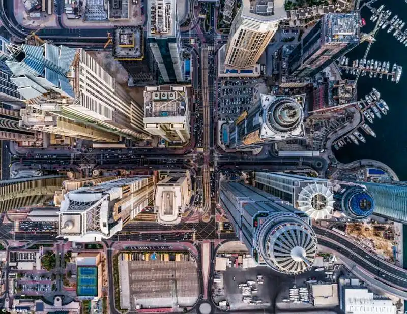 dubai vista dal drone