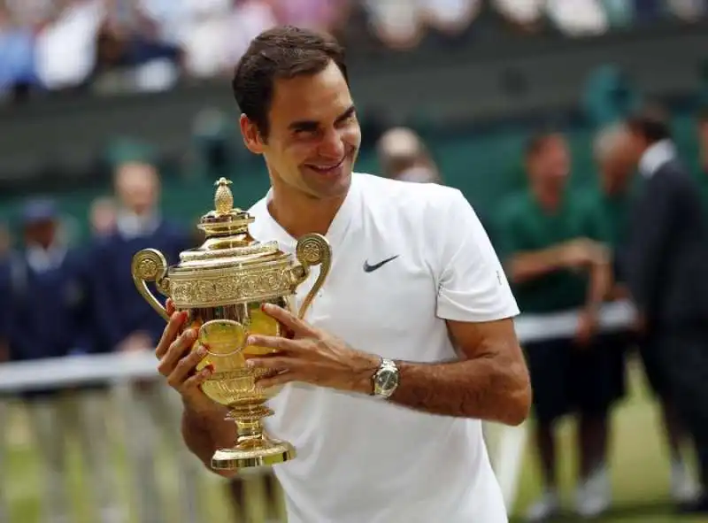 federer vince il suo ottavo wimbledon  