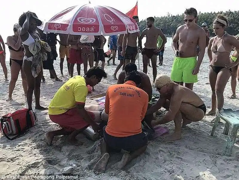 il corpo del turista australiano