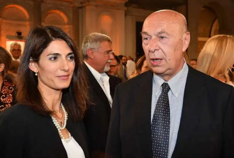 la sindaca raggi e paolo mieli (1)