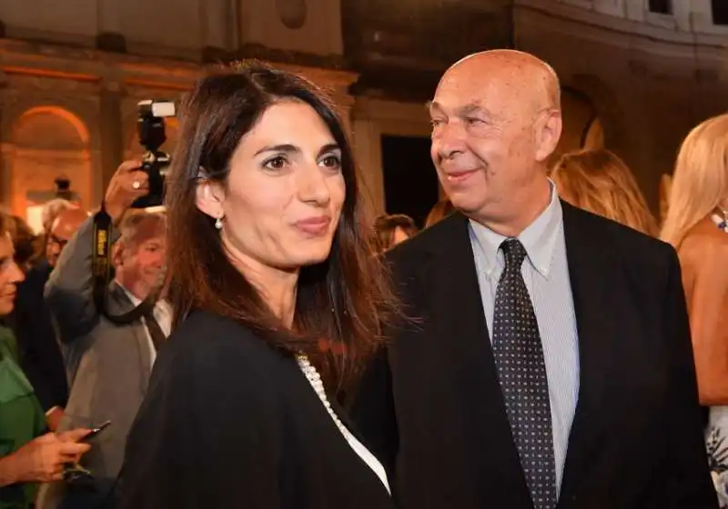 la sindaca raggi e paolo mieli (3)