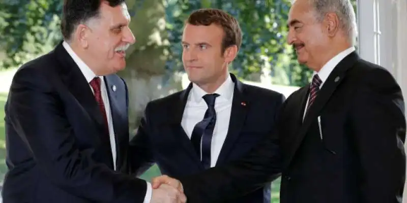 MACRON SERRAJ HAFTAR