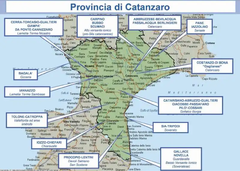 NDRANGHETA IN PROVINCIA DI CATANZARO