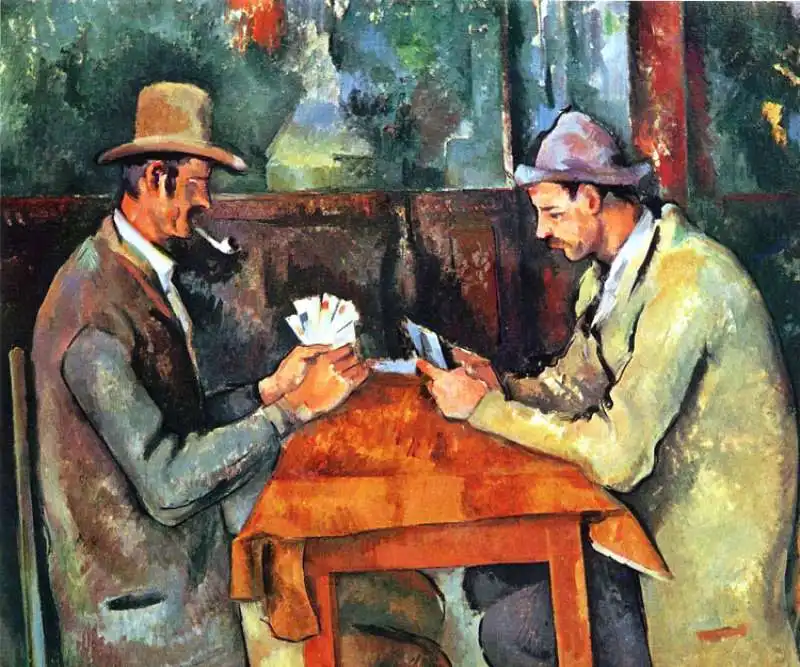 PAUL CEZANNE - I GIOCATORI DI CARTE 