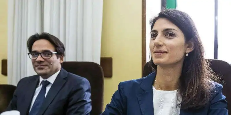 VIRGINIA RAGGI E ANDREA MAZZILLO