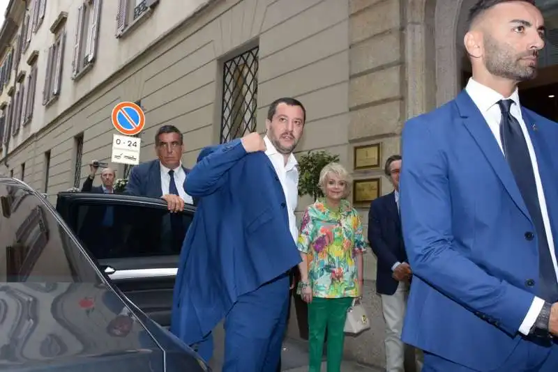 arrivo matteo salvini  