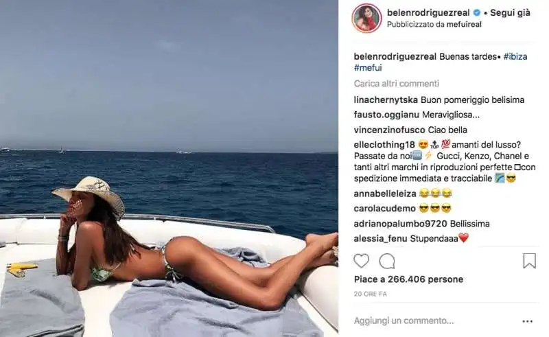 belen a ibiza domenica 15 luglio