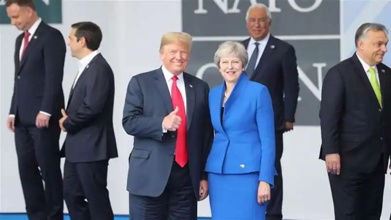 donald trump theresa may 