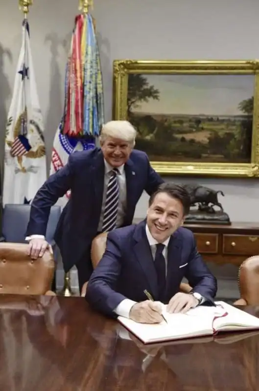 giuseppe conte donald trump 8