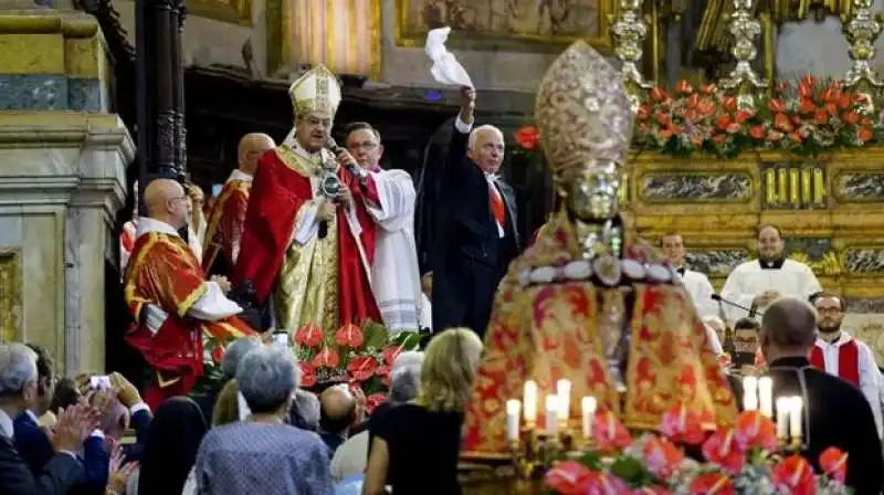 il cardinale sepe e la festa di san gennaro