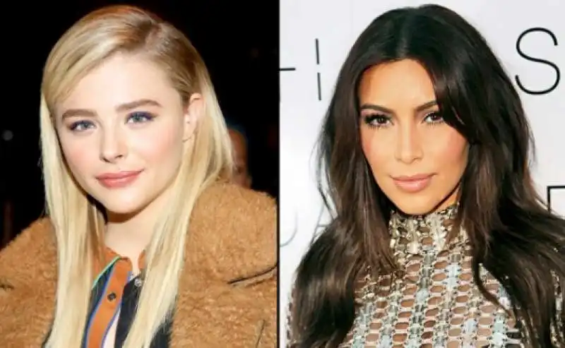 kim kardashian e chloe moretz