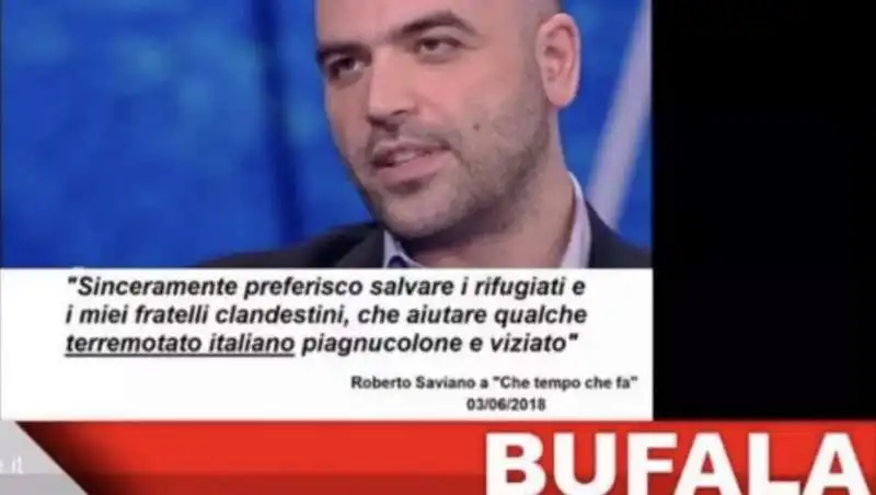 lara pedroni bufala saviano