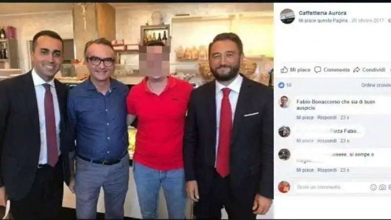 LUIGI DI MAIO - FABIO BONACCORSO COGNATO DI GIUSEPPE CORONA - GIANCARLO CANCELLERI