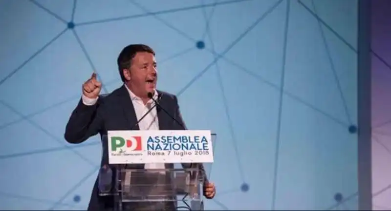 matteo renzi assemblea pd 