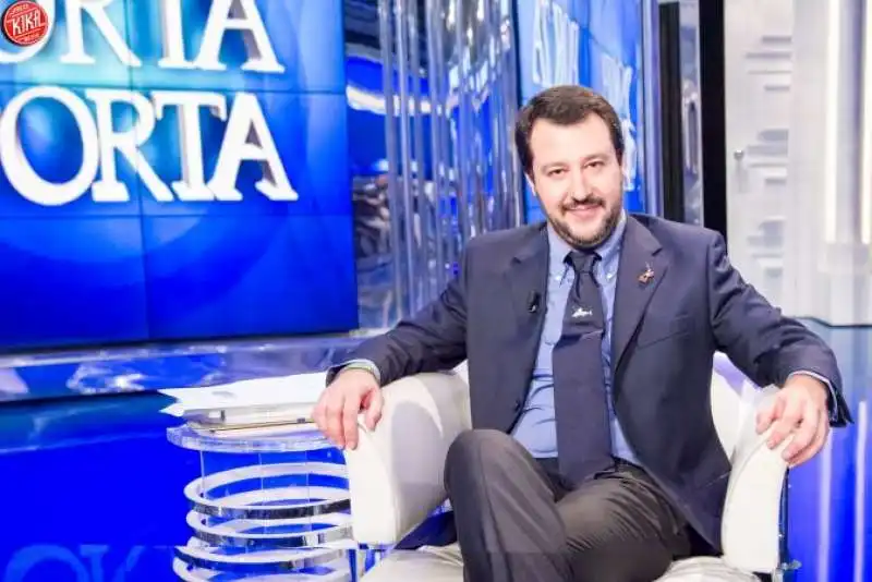 MATTEO SALVINI PORTA A PORTA