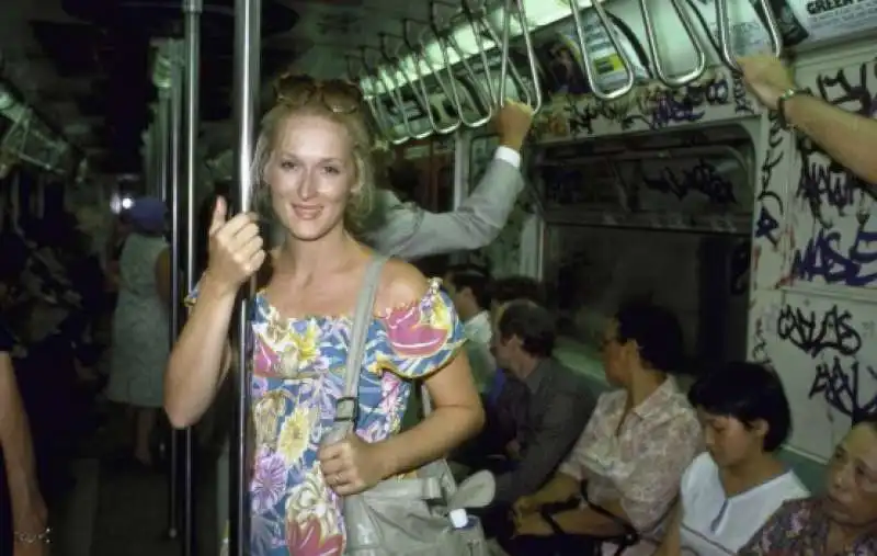 meryl streep  in metro, 1981