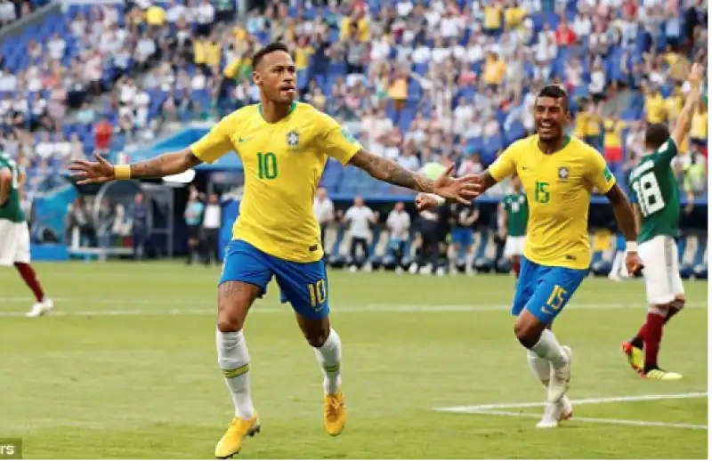 neymar brasile messico