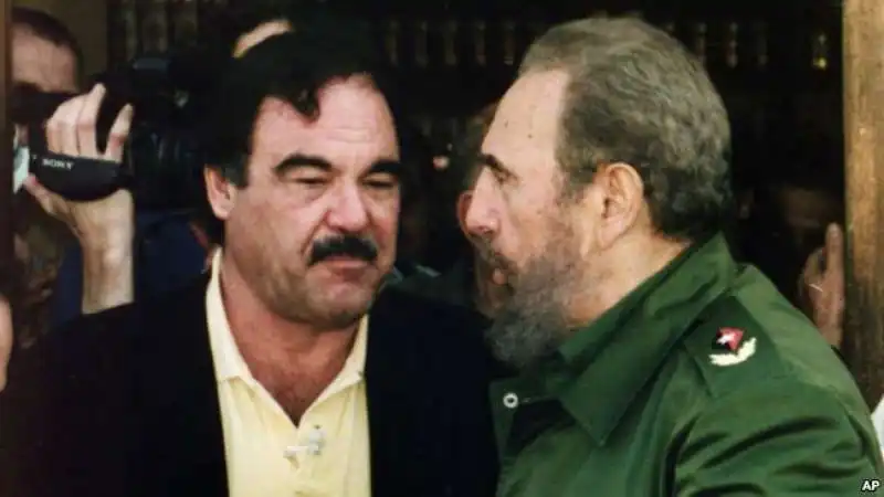 oliver stone con fidel castro