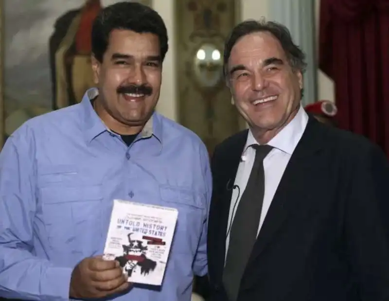 oliver stone con nicolas maduro