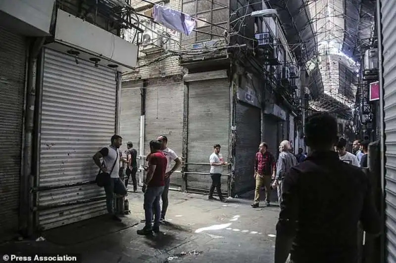 proteste gran bazar teheran iran 6