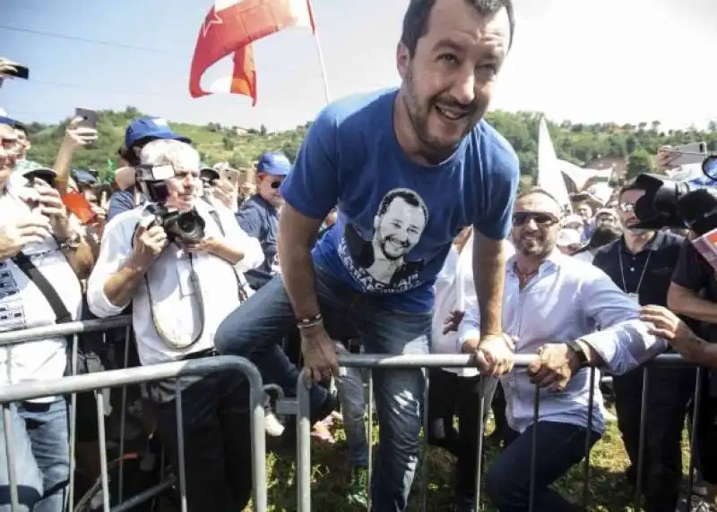 salvini a pontida 2018  