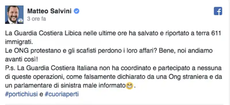 salvini post