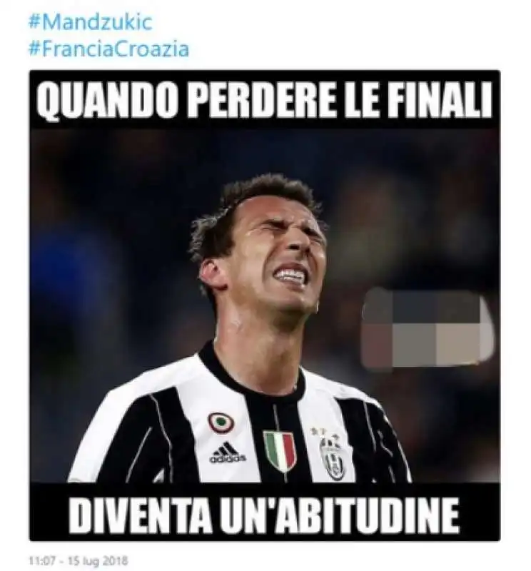 tweet e meme dopo la finale del mondiale francia croazia   mandzukic 