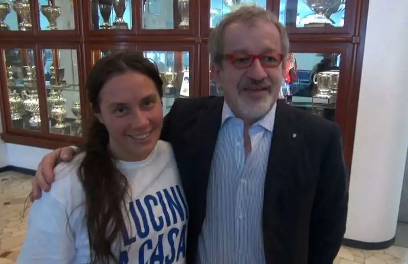 alessandra locatelli con roberto maroni