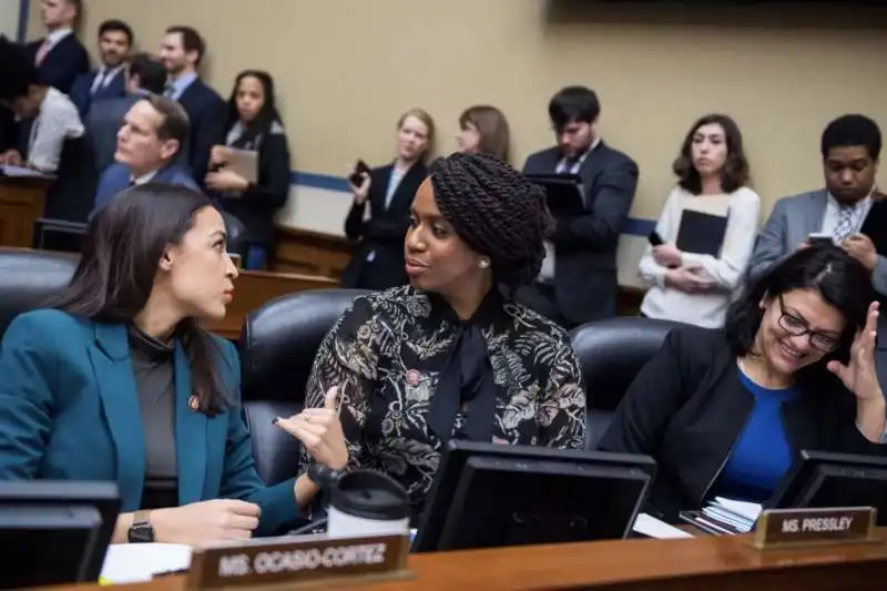 alexandria ocasio cortez, ayanna pressley e rashida tlaib