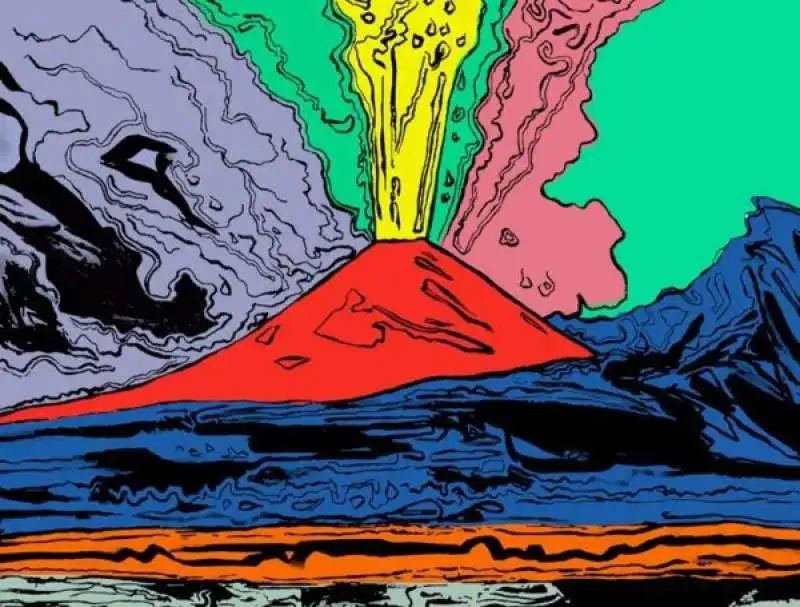 andy warhol vesuvius