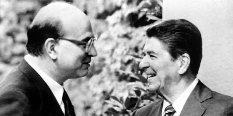 bettino craxi e ronald reagan