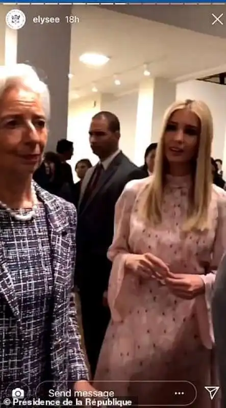 christine lagarde guarda male ivanka trump al g20 di osaka 1