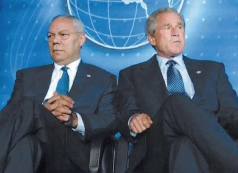 COLIN POWELL E GEORGE W BUSH