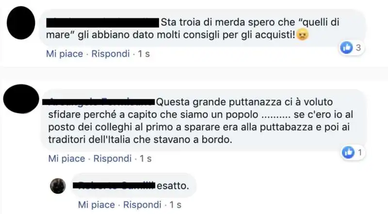 commenti razzisti e insulti nel gruppo facebook chiuso per finanzieri 16