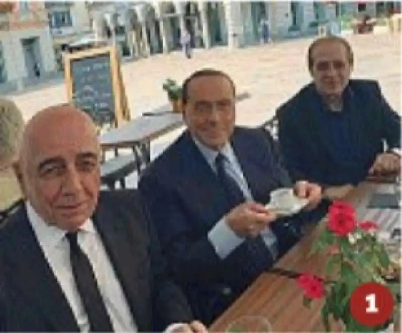 GALLIANI - SILVIO E PAOLO BERLUSCONI 