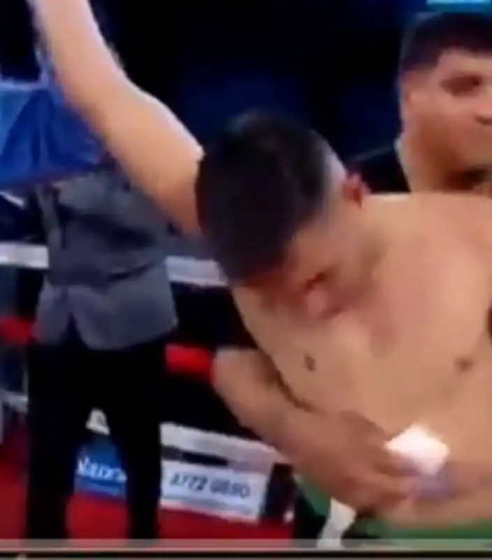 hugo santillan collassa dopo il combattimento con abreu