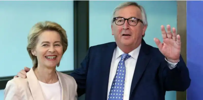 juncker  URSULA VON DER LEYEN 